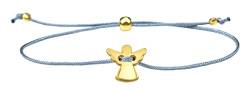 Milosa Armband Geschenk für Mädchen, Schutzengel Bändchen, Glücksbringer Armband für Kinder, Armbänder Makramee:Grau von Milosa