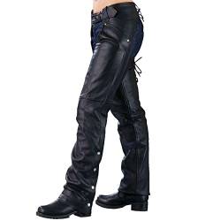 Ladies Biker Chaps with LACES ON THE BACK von Milwaukee Leather