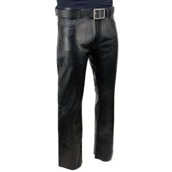 Milwaukee Leather Men's Premium Leather Pants (Black, Size 32) (S) von Milwaukee Leather