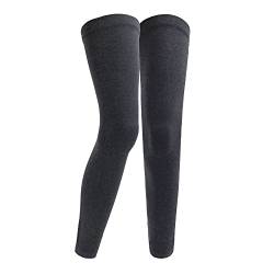 Milya Damen Lange Winter Kaschmir Beinwärmer Stulpen Overknee Gestrickte Strümpfe Legwarmers Beinstulpen Kniestrümpfe von Milya