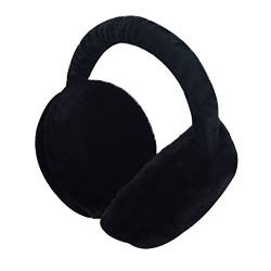 Milya Mode Winter klappbar Ohrenschützer Ohrenwärmer Skalierbar Earmuffs für Damen Kinder Mädchen (Schwarz) von MilyaDE