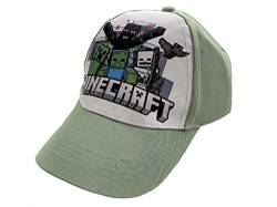 Minecraft Cap Basecap Baseballcap Kappe (as3, Numeric, Numeric_54, Oliv) von Minecraft