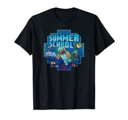 Minecraft Group Shot Diamond Armor Summer School T-Shirt von Minecraft