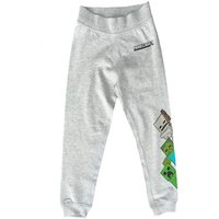 Minecraft Jogginghose MINECRAFT Kinder Jogginghose Jungen + Mädchen Hose GRAU 116 - 152 von Minecraft