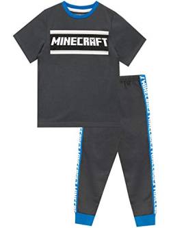 Minecraft Jungen Schlafanzug Grau 116 von Minecraft