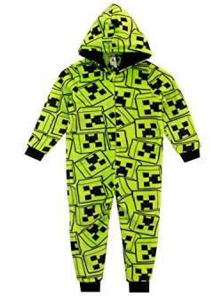 Minecraft Jungen Schlafoveralls Creeper Mehrfarbig 158 von Minecraft