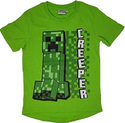 Minecraft Kinder & Babies T-Shirt schwarz/grün Bösewichte, Familie & Baby, Fan-Merch, Gaming Grün 2 128 von Minecraft