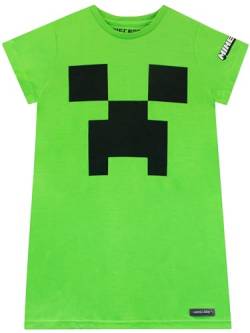 Minecraft Nachthemd | Gamer Nachthemd Mädchen | Kinder Nachthemden | Grün 122 von Minecraft