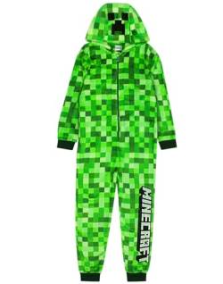 Minecraft Onesie Pixelated Creeper Sleepsuit Gamer Geschenk für Jungen 12-13 Jahre von Minecraft