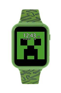 Minecraft Smartwatch mit Kamerafunktion, MIN4045ARG, grün, Riemen von Minecraft