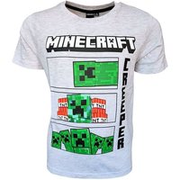 Minecraft T-Shirt Creeper Jungen Gamers Kurzarmshirt Gr. 116-152 cm von Minecraft