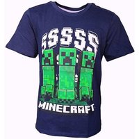 Minecraft T-Shirt Creeper Jungen Gamers Shirt Gr. 116-152 cm von Minecraft