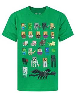 Minecraft T-Shirt Jungen, Grün, 7/8 Jahre(128) von Minecraft