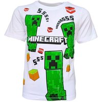 Minecraft T-Shirt Jungen Kurzarmshirt aus Baumwolle Gr. 116- 152 cm von Minecraft