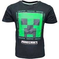 Minecraft T-Shirt Jungen Kurzarmshirt aus Baumwolle Gr. 116 - 152 cm von Minecraft