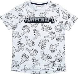 T-Shirt MiningTeam Light Gray 116cm von Minecraft
