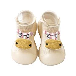 Minging Sockenschuhe Kinder, Unisex Baby Sockenschuhe Krabbelsocken Baby Barfußschuhe Lauflernschuhe, rutschfeste Sockenschuhe Baby Lauflerner Schuhe Kleinkind Stricken für Lauflernschuhe Kleinkinder von Minging