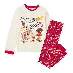 Kinder/Mädchen Igel Kisses Pyjama-Set Gr. 3-4 Jahre, mehrfarbig von MiniKidz & 4Kidz