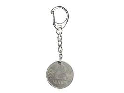 Miniblings 2 Mark DDR Münze Schlüsselanhänger echtes Geld Upcycling Ostalgie - Handmade Modeschmuck I I Anhänger Schlüsselring Schlüsselband Keyring von Miniblings