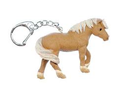 Miniblings Haflinger Pony Huftier Schlüsselanhänger - Handmade Modeschmuck I Anhänger Schlüsselring Schlüsselband Keyring - Haflinger Pony Huftier von Miniblings