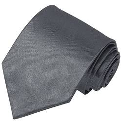 Minicloss Krawatten für Herren 8cm Klassische Herren Krawatte Hochzeit Büro Krawatten Einfarbig Formelle Elegante Krawatte (Dunkelgrau) von Minicloss