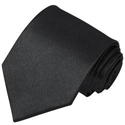 Minicloss Krawatten für Herren 8cm Klassische Herren Krawatte Hochzeit Büro Krawatten Einfarbig Formelle Elegante Krawatte (Schwarz) von Minicloss