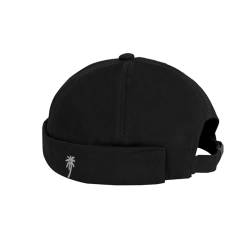 Minicloss Original Docker Cap,Brimless Docker Cap, Ohne Schirm Beanie Cap,Verstellbar Docker MüTze Herren Damen,100% Baumwolle von Minicloss