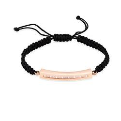 Minicremation Kremation Armband für Asche Edelstahl Urne Armreifen für Asche Memorial Keepsake Kremation Memorial Urne Armband - einstellbar (Roségold-A) von Minicremation