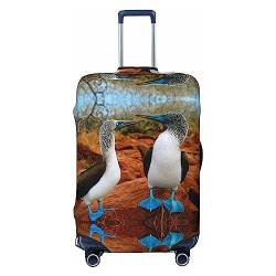 Blue Bird Reisegepäckabdeckung, robuster Kofferschutz, passend für 45,7 - 81,3 cm große Gepäckstücke, Größe M, Schwarz, Medium von Miniks