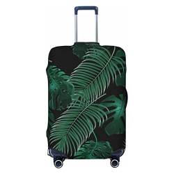 Miniks Banana Leaf Green Travel Luggage Cover Durable Suitcase Protector Fits 18-32 Inch Luggage Small, Schwarz, Small von Miniks