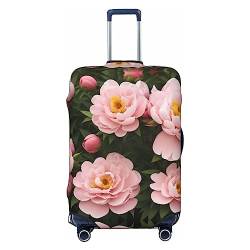 Miniks Peony Reisegepäckabdeckung, robuster Koffer-Schutz, passend für 45,7 - 81,3 cm große Gepäckstücke, Größe XL, Schwarz, X-Large von Miniks