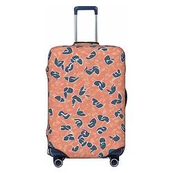 Miniks Reisegepäckhülle mit Tiermotiven, strapazierfähig, passend für 45,7 - 81,3 cm große Gepäckstücke, klein, Schwarz, Small von Miniks