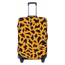 Miniks Reisegepäckhülle mit Tigermuster, strapazierfähig, passend für 45,7 - 81,3 cm große Gepäckstücke, klein, Schwarz, Small von Miniks