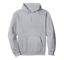 Gebetskreuz – minimalistischer christlicher Jesus Christus Pullover Hoodie von Minimalist Christian Apparel Jesus Merch Gifts