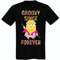 Minions Groovy Herren T-Shirt schwarz von Minions