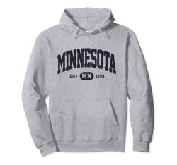 Marineblau Retro Vintage Minnesota Pullover Hoodie von Minnesota Hoodies & Sweatshirts