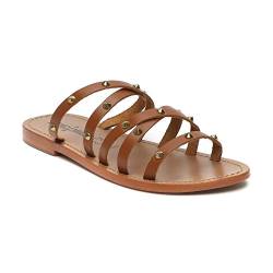 Minnetonka Damen ANGLET Römersandalen, Braun (Camel), 39 EU von Minnetonka