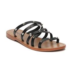 Minnetonka Damen ANGLET Römersandalen, Schwarz (Black), 40 EU von Minnetonka