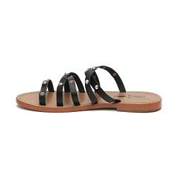 Minnetonka Damen ANGLET Römersandalen, Schwarz (Black) von Minnetonka