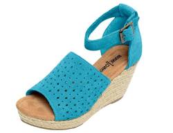 Minnetonka Damen Bell Riemchensandalen, Türkis (Turquoise) von Minnetonka