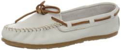 Minnetonka Damen Boat MOC Mokassin, Weiß (Off White), 42 von Minnetonka