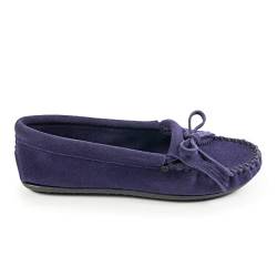 Minnetonka Damen Kilty Hardsole Mokassins, Blau (Navy), 37.5 EU von Minnetonka