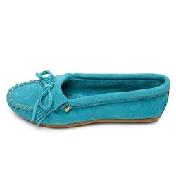 Minnetonka Damen Kilty Moc Mokassin, Türkis (Turquoise/TRQ), 38 EU von Minnetonka