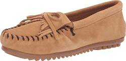 Minnetonka Damen Kilty Suede Moc Mokassin, beige, 39.5 EU von Minnetonka