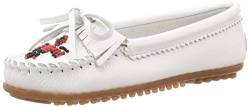 Minnetonka Damen Thunderbird II Mokassin, Weiß (White 4), 36 EU von Minnetonka