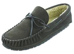 Minnetonka Herren Casey Mokassin, Grau (Charcoal), 41 EU von Minnetonka