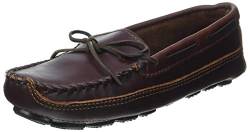 Minnetonka Herren Double Bottom Cowhide Driving Moc Mokassin, Braun (Brown), 43.5 EU von Minnetonka