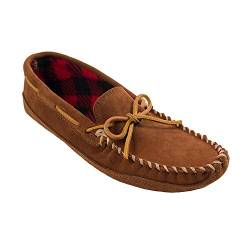 Minnetonka Herren Double Bottom Fleece Mokassin, Braun (Brown), 46 EU von Minnetonka