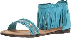 Minnetonka Mädchen Coco Sandalen, Türkis (Turquoise), 29.5 EU von Minnetonka