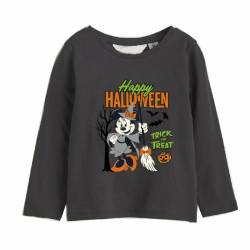 Langarm T-Shirt für Kinder Minnie Mouse Halloween Dunkelgrau - 5 Jahre von Minnie Mouse